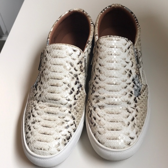 Snakeskin Slip-On Sneakers - Picture 2 of 3
